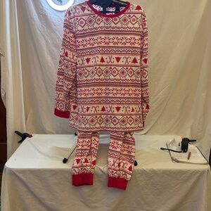 The Children's Place Unisex-Adult Christmas Holiday Pajama Cotton Set Size XXXL